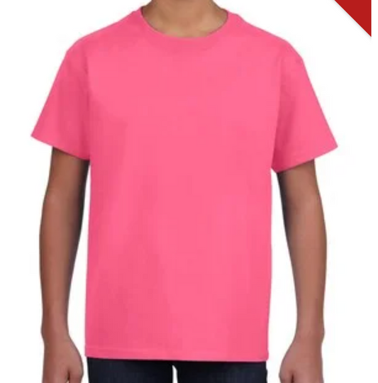 Youth Safety Pink Short Sleeve T-shirt