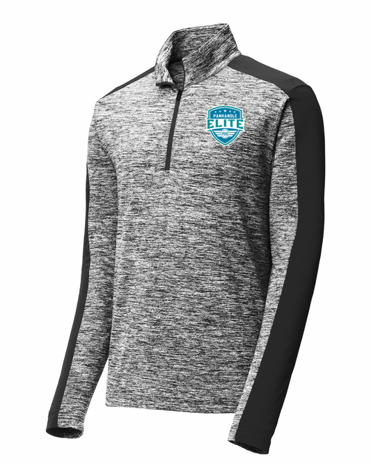 Black & Grey 3/4 Zip Pullover