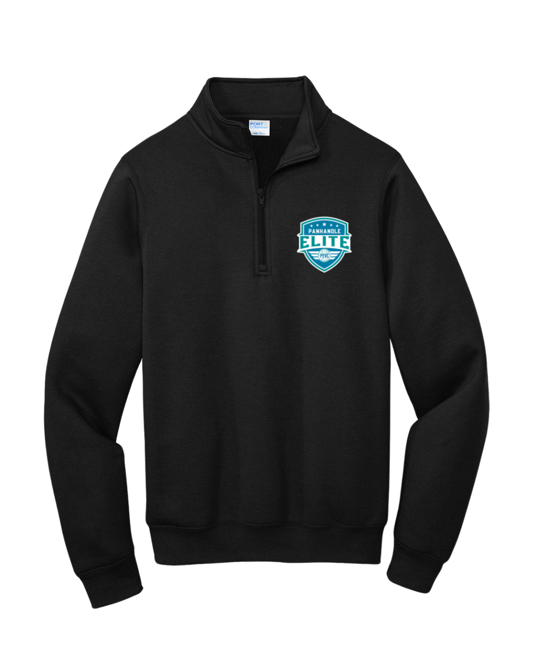 Jet Black 3/4 Zip Pullover